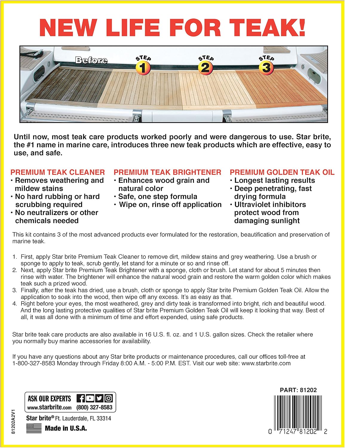 Teak Cleaner and Brightener Systems: Restoring Neglected Wood Before You Seal or Oil