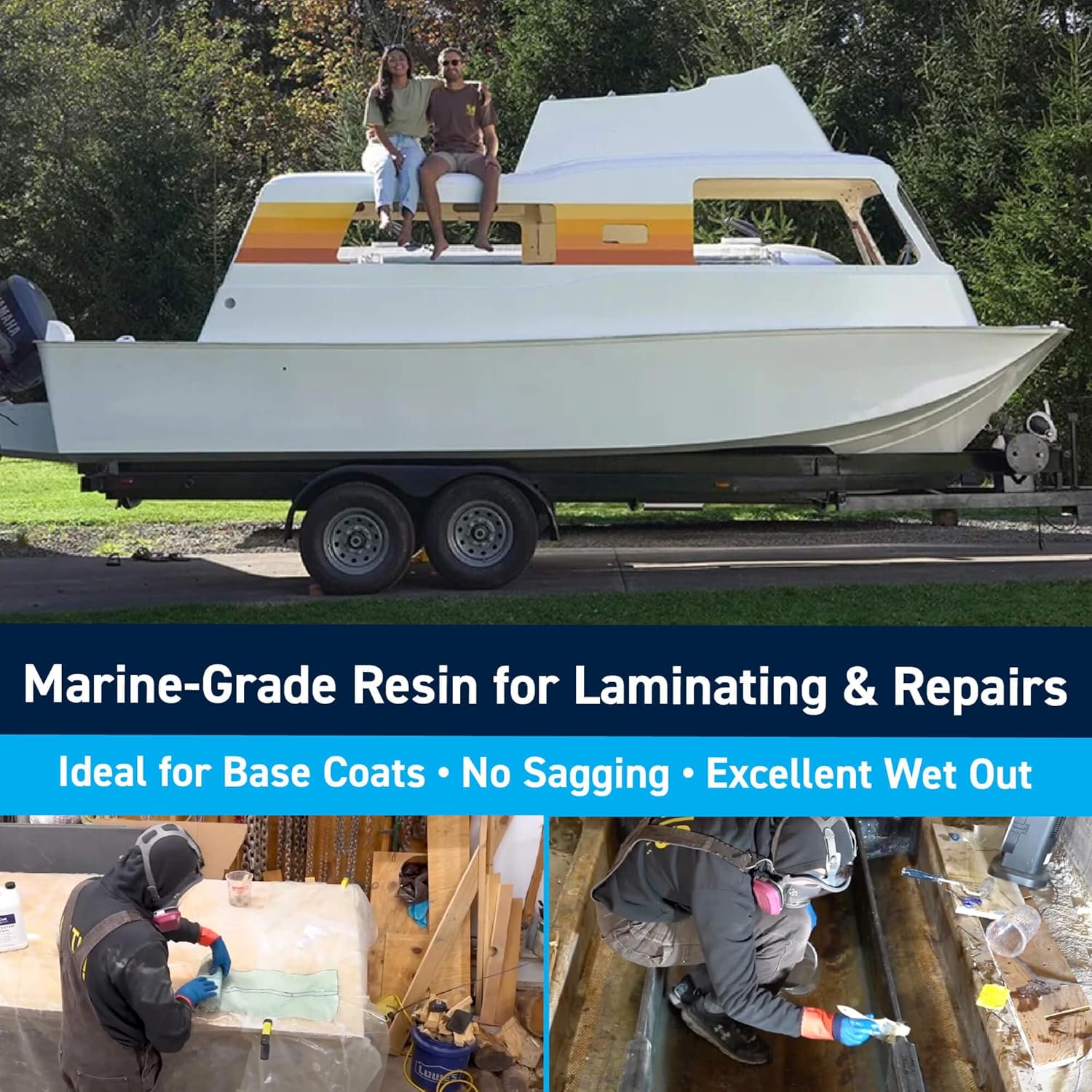 Polyester vs. Epoxy Laminating Resin: Choosing the Right System for Fiberglass Boat Repairs